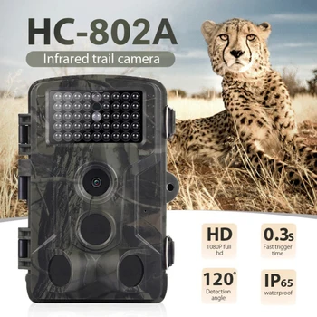 16MP de 1080P a vida Selvagem Trilha da Foto da Câmera Trap Infravermelho de Caça Câmeras de HC802A de Vigilância sem Fio de Acompanhamento de Aferição da Câmara