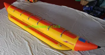 Esportes aquáticos brinquedos infláveis voando manta ray/rebocável Banana-Boat para venda 6 lugares