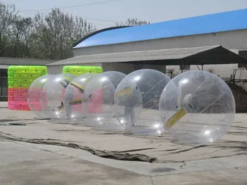 Frete grátis 0,8 mm de TPU 2m, bola de passeio da água,zorbing de água bola,bola gigante,zorb balão inflável humanos hamster bola do zorb