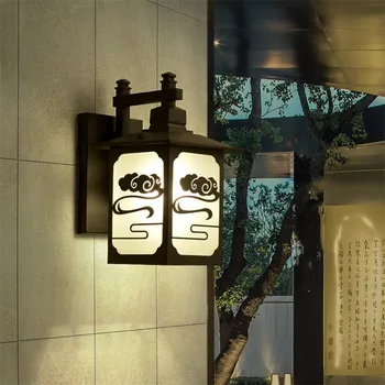 ORY Lâmpada de Parede Exterior Luminárias LED Preto Arandelas Impermeável da Parede Decorativa Luzes Para o Pátio, Alpendre, Jardim