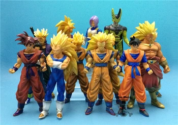 BANDAI Dragon Ball Figura de Ação Cor Super HSCF Super Saiyajin Son Goku Goku Modelo de Brinquedo Decoração