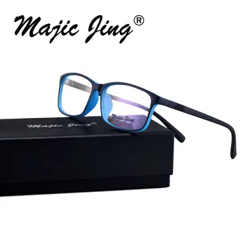 Magia Jing vintage TR miopia óculos óculos de prescrição de óculos unissex T8202