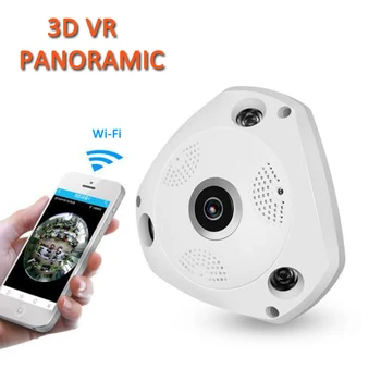 Yoosee VR Câmera IP sem Fio com Fio 960P Smart Cam Panorâmicas de 360 Graus de Segurança CCTV Câmera de 1.3 MP wi-fi Câmera de Visão Noturna