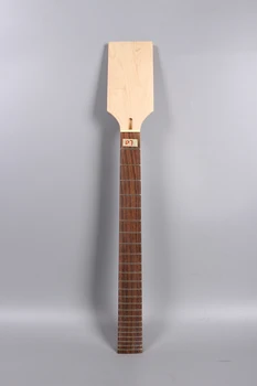 Yinfente Guitarra Baixo Do Pescoço De Substituição De 34 Polegadas De 24 Trastes Não Embutimento Guitarra Acessório