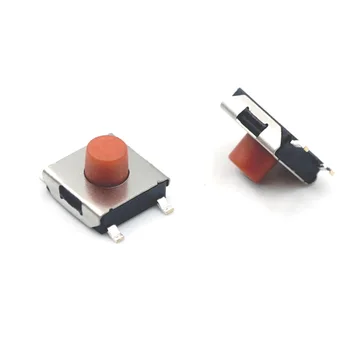 1000PCS 6.2*6.2*2.5 / 3.1 / 3.7 / 4.3 / 5 / 5.5 mm SMD Switch de 4 Pinos pés tocam Micro-Interruptor de Botão de pressão Interruptores Interruptor do Tacto