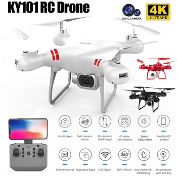 Novo aparelho KY101 4K Câmara RC Drone FPV Quadcopter UAV com ESC Câmera 4K HD Profesional Grande-Angular de Fotografia Aérea de Presente