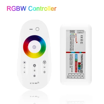 LED RF controle Remoto, sem Fio de 2.4 GHz RF Toque de LED RGB, Dimmer de Controlador para 5050 RGB 3528 LED Luz de Tira 12V/24V