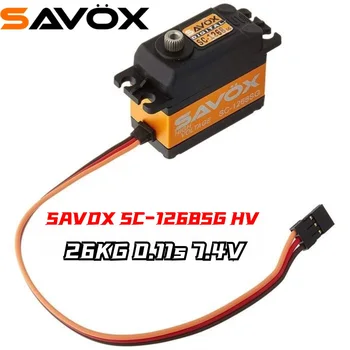 Savox SC-1268SG HV 26KG de 0,11 s Digitais de Alta Tensão Coreless ServoTitanium Engrenagem de Digital Assistida 1/8 1/10 RC peças