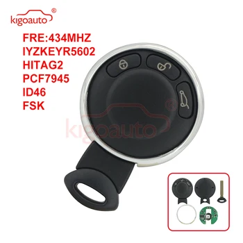 kigoauto 2012 Compatriota Paceman chave Inteligente 3 botão de 434Mhz IYZKEYR5602 para Mini Cooper