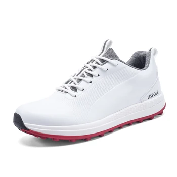 Profissional de Sapatos de Golfe de Homens de Golfe de Luxo Veste Tamanho Grande 39-47 Sapatos Confortáveis para os Golfistas de Andar de Tênis
