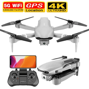 SGRC F3 Drone GPS 4K 5G wi-Fi de Vídeo ao Vivo FPV 4K/1080P em HD, Câmera de Grande Angular Dobrável Altitude Mantenha Durável RC Drone