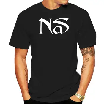 t-shirt NAS negros de nova mens s logotipo hip hop até xxl grupo de rap xl gangstas NAS