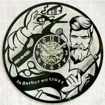 Registros de Parede Relógio de 12 polegadas, Mute Decorativo Relógio Criativo Retro Arte Penduradas em Silêncio Acrílico Relógios de Sala, Decoração de Casa Moderna