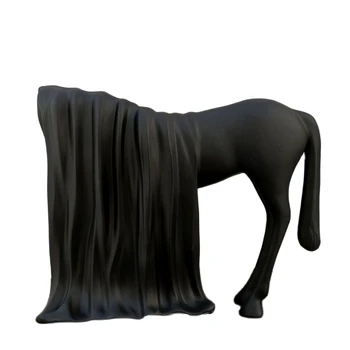 A Arte Abstrata Cavalo Estátua De Resina Carregador De Escultura Designer De Interiores Artesanato Decoração