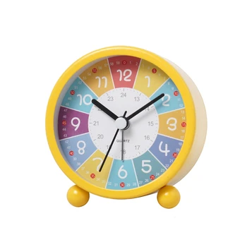 Educação Relógio De Parede Para As Crianças O Tempo De Aprendizagem, Silenciosa, Não Passando Decorativo Relógio Para Salas Ou Quartos