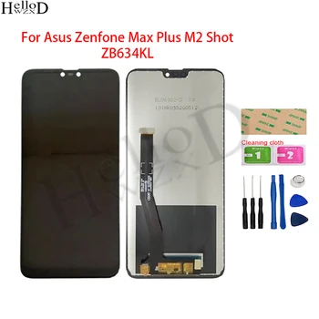 Tela de exposição do LCD Para Asus Zenfone Max Plus M2 Tiro ZB634KL Tela LCD Touch screen Digitalizador Substituição de Peças