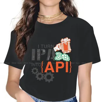 Eu Vire IPA em API Mulheres Roupas de Cerveja Amante do Pai de Presente de Dia Oversized T-shirt Kawaii Vintage Feminina Blusas