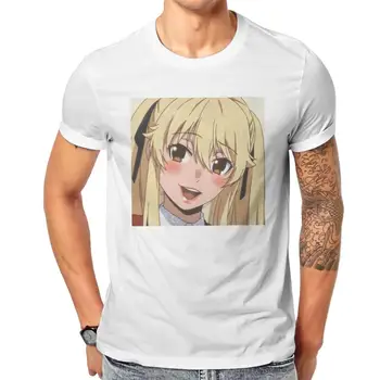 Maria Saotome Sorrindo Kakegurui T-Shirt Dos Homens Engraçado Algodão Tees Crewneck De Manga Curta T-Shirts Idéia Do Presente Tops