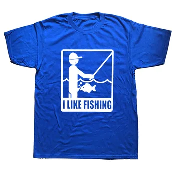 Eu Amo A Pesca Do Pescador De Carpa Voar T-Shirt De Aniversário Engraçado Unisex Gráfico De Moda De Nova Algodão De Manga Curta T-Shirts Harajuku