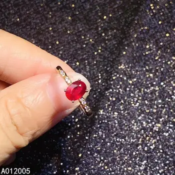 KJJEAXCMY fina prata esterlina da jóia 925 embutidos natural ajustável ruby novo anel Feminino da moda teste de Apoio popular