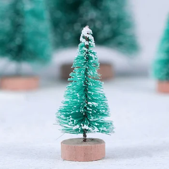 Decorações De Natal Decoração Da Árvore De Árvores Minibedroom Interior Mesa Da Sala De Escova De Garrafa Decorativa 