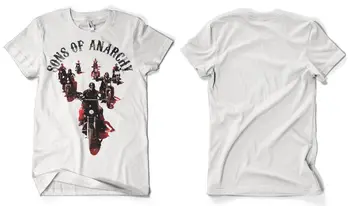 Imprimir Homens T-Shirt de Verão Gangue de motoqueiros de Fãs Homens T-Shirt S-XXXL Tamanhos de T-Shirt