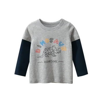 2021 Crianças Menino T-shirt de banda desenhada da Menina Tops Bonito do Bebê do Algodão do T Roupas de Verão Criança de Moda de T-Shirts Crianças Topo do Traje