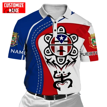 PLstar Cosmos 3DPrinted mais Recentes Porto Rico Esporte Camisa Polo Personalizada Nome de Harajuku Streetwear Top sem Mangas Tees de Fitness Unisex 2