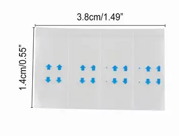 40Pcs/Caixa Invisível Face Fina Adesivos Faciais Linha de Rugas Flacidez da Pele em Forma de V Queixo Levantando Patch de 0,02 mm