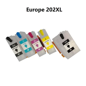 A TINTA FORMA T202XL 202 cartucho de tinta Recarregável com chips para o Expression premium XP-6000 XP-6005 XP-6001 XP-6100 Impressora na Europa