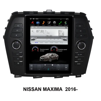 Android 9.0 Tesla Estilo Vertical de GPS do Carro do Nagavition para NISSAN MAXIMA de 2016 - Rádio Estéreo Multimídia Player com Bluetooth, wi-Fi