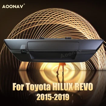 Android Carro de marcha à ré Traseira Toyota HILUX REVO 2015-2019 Câmera de Visão de CAPTAÇÃO HD de Visão Traseira de Estacionamento, Sistema de Câmeras Impermeáveis
