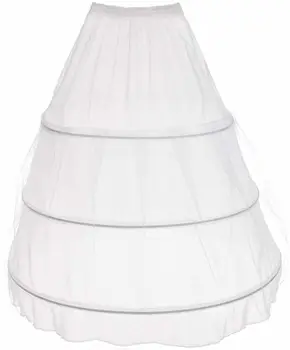 Sexy, mas Contemporânea, Branco 3 HOOP 2 camada de Casamento Petticoat Underskirt Crinolina