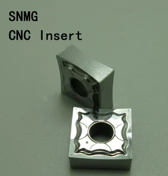 10 Peças Pastilhas de Torneamento SNMG120402 / 04 / 08 Torno de Ferramentas de Corte de Alumínio Afiada Lâmina CNC