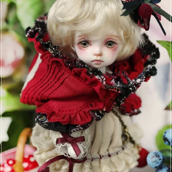 1/8 BJD bonecas BJD / SD Moda bonito boneca com os olhos para a menina, presente de aniversário