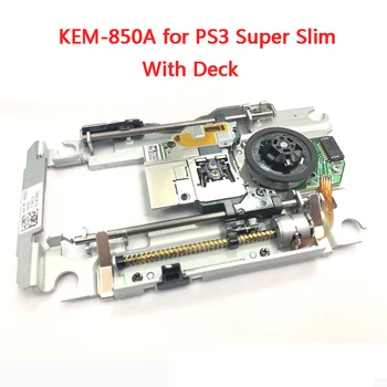 10 PCS um monte Novo Drive Óptico da lente KES 850A KEM-850AAA Laser da Lente do Laser de Cabeça Com Deck Mecanismo Para PS3 Super Slim
