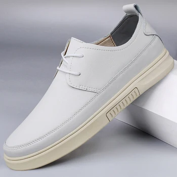 Alta Qualidade Quatro Estações Costurado a Mão Sapatos de Couro de 2022, a Queda dos Homens Novos Calçados da Moda Leve, Televisão de Condução Homens Shoes 44