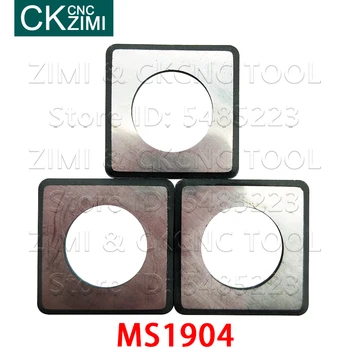 10p MS1904 SS1904 Quarteto calço de alta qualidade de metal duro Calço ferramentas CNC liga Dura de Vedação para SNMG1904 Ferramentas de Torneamento Titular