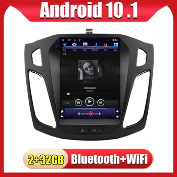 De 9,7 Polegadas do Rádio do Carro Para Ford Focus Mk 3 3 2012-2017 Android 11 Estéreo, Vídeo Player Multimídia Tesla Estilo de 2G+ 32G WiFi 2din sem cd