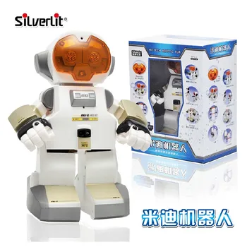 Frete grátis Silverlit robô inteligente de som midi, brinquedos luminosos 88308s de alta qualidade a detecção luminoso de gravação de voz
