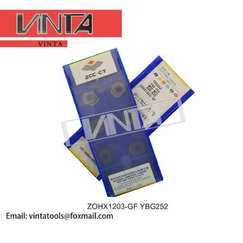 10pcs/lotes ZOHX1203-GF ZOHX1604-GF ZOHX2005-GF ZOHX2506-GF ZOHX3007-GF ZOHX3207-GF carboneto do cnc fresamento de pastilhas