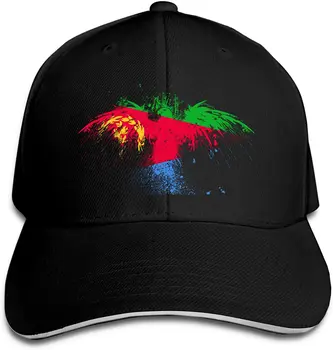 Águia Eritreia Bandeira Unisex Beisebol, Golfe Caminhoneiro Tampa Ajustável Pai Chapéu Sanduíche Chapéu